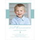 Blue Banner First Communion Photo Invitations Image 4 of 5